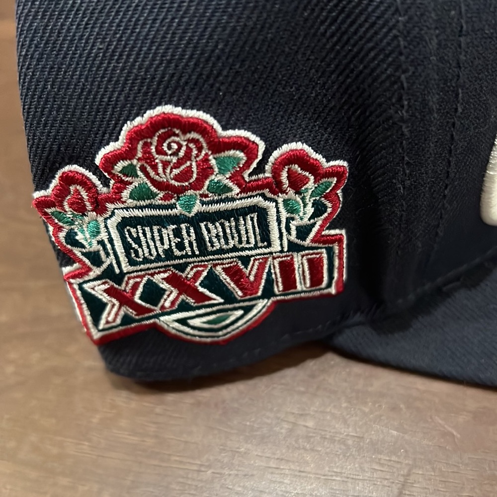 Navy Dallas Cowboys NFL hat! Super Bowl XXVII Stamp! Adjustable! - Picture 2 of 7